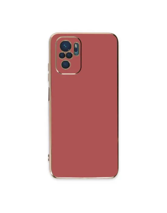Xiaomi Redmi Note 10 Kılıf Volet Silikon - Kırmızı