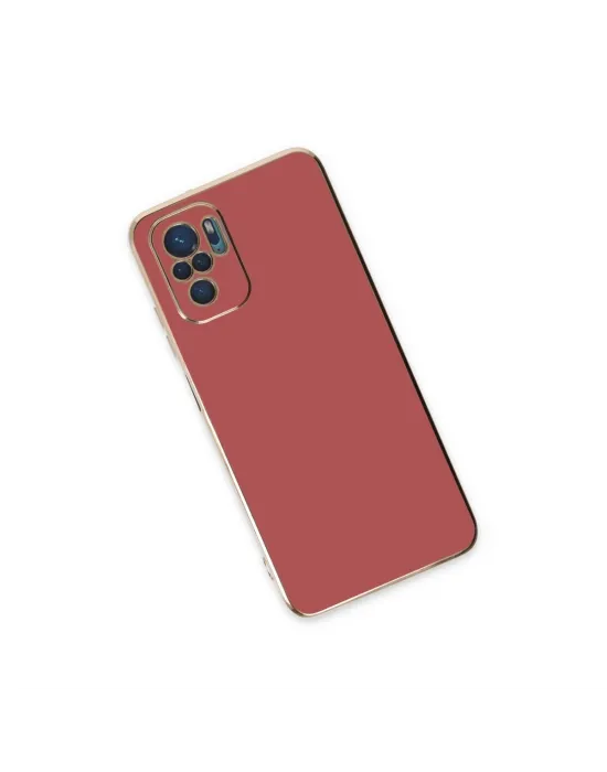 Xiaomi Redmi Note 10 Kılıf Volet Silikon - Kırmızı