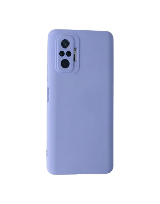 Xiaomi Redmi Note 10 Pro Kılıf Nano İçi Kadife Silikon - Lila