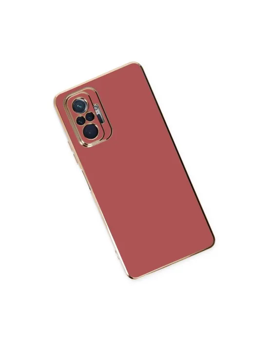 Xiaomi Redmi Note 10 Pro Kılıf Volet Silikon - Kırmızı