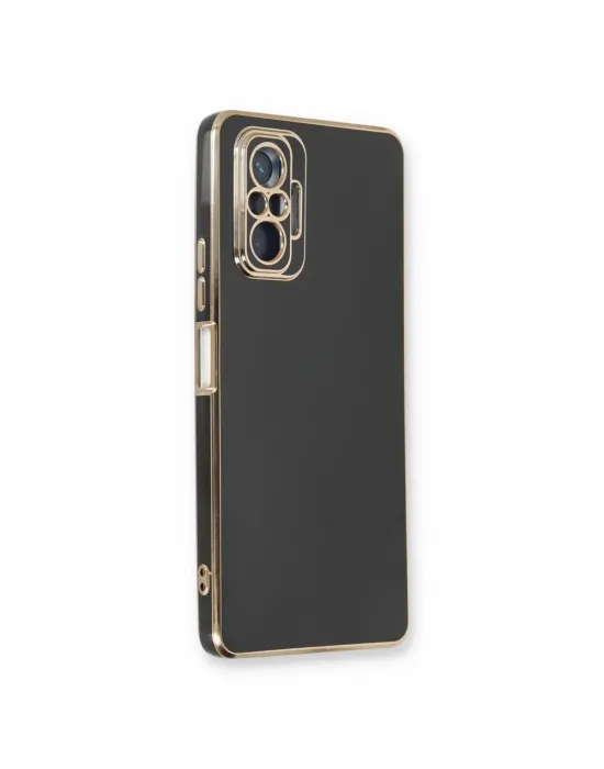Xiaomi Redmi Note 10 Pro Kılıf Volet Silikon - Siyah