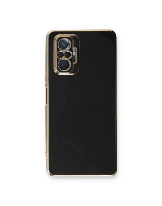 Xiaomi Redmi Note 10 Pro Kılıf Volet Silikon - Siyah