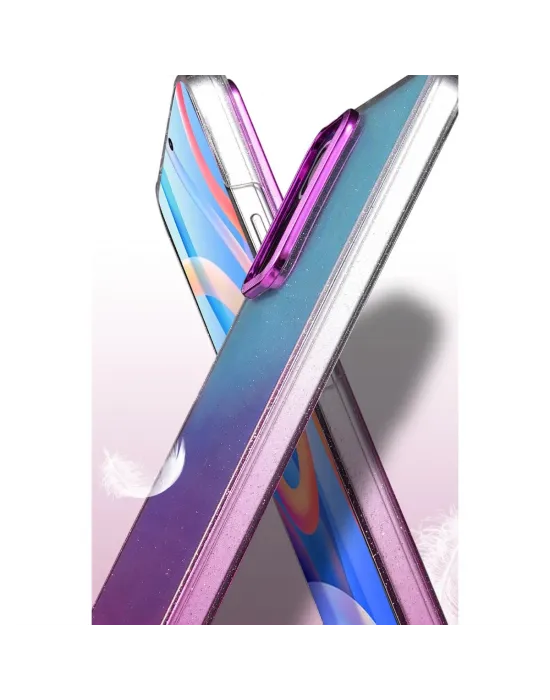 Xiaomi Redmi Note 11 Pro Glossy Kapak - Mavi