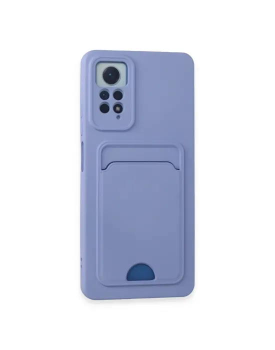 Xiaomi Redmi Note 11 Pro Kılıf Kelvin Kartvizitli Silikon - Lila