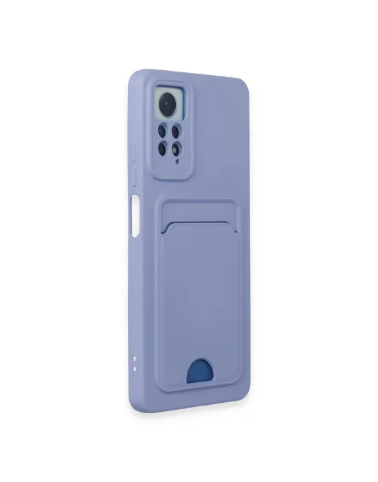 Xiaomi Redmi Note 11 Pro Kılıf Kelvin Kartvizitli Silikon - Lila