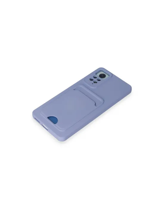 Xiaomi Redmi Note 11 Pro Kılıf Kelvin Kartvizitli Silikon - Lila