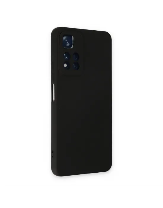 Xiaomi Redmi Note 11 Pro Plus 5g Kılıf Nano İçi Kadife Silikon - Siyah