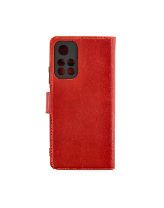 Xiaomi Redmi Note 11t Kılıf Trend S Plus Kapaklı Kılıf - Kırmızı