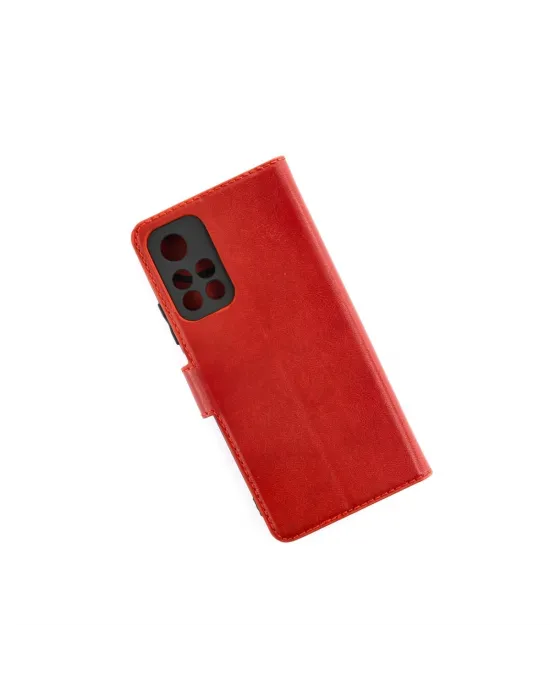 Xiaomi Redmi Note 11t Kılıf Trend S Plus Kapaklı Kılıf - Kırmızı