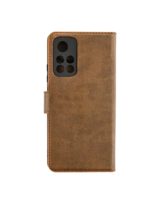 Xiaomi Redmi Note 11t Kılıf Trend S Plus Kapaklı Kılıf - Taba