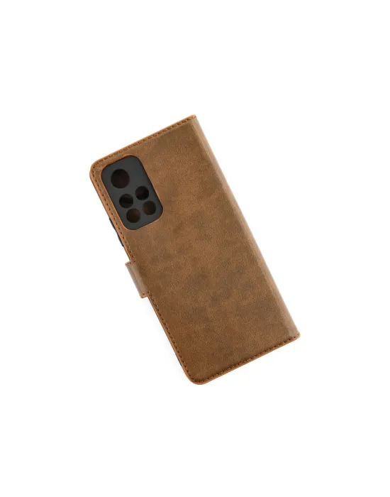 Xiaomi Redmi Note 11t Kılıf Trend S Plus Kapaklı Kılıf - Taba