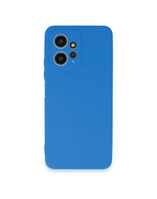 Xiaomi Redmi Note 12 4g Kılıf First Silikon - Mavi