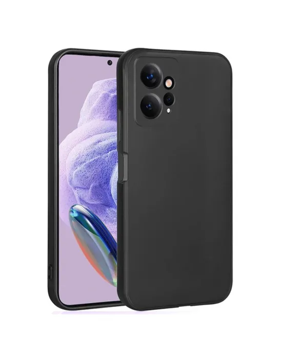 Xiaomi Redmi Note 12 4g Kılıf First Silikon - Siyah