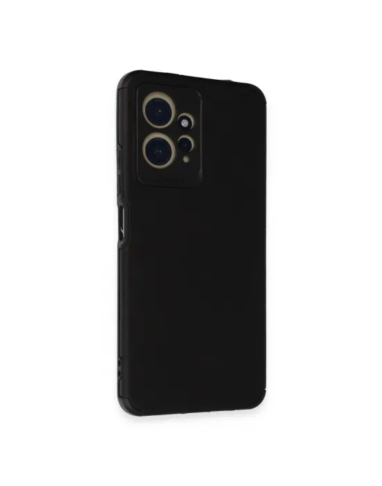 Xiaomi Redmi Note 12 4g Kılıf Loop Deri Silikon - Siyah