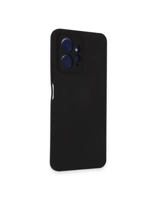 Xiaomi Redmi Note 12 4g Kılıf Nano İçi Kadife Silikon - Siyah