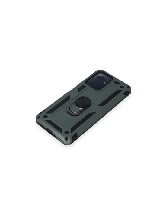 Xiaomi Redmi Note 12 4g Kılıf Sofya Yüzüklü Silikon Kapak - Yeşil