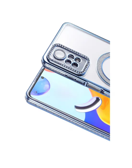 Xiaomi Redmi Note 12 Pro 4g Joke Simli Magneticsafe Kılıf - Mavi