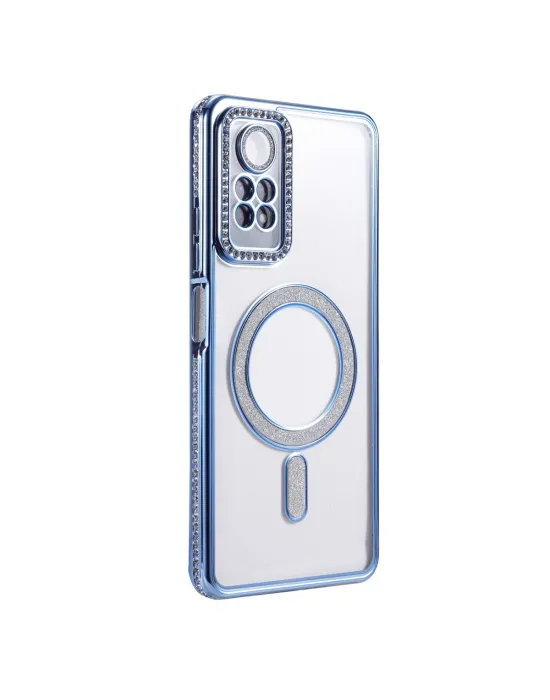 Xiaomi Redmi Note 12 Pro 4g Joke Simli Magneticsafe Kılıf - Mavi