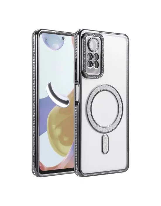 Xiaomi Redmi Note 12 Pro 4g Joke Simli Magneticsafe Kılıf - Siyah