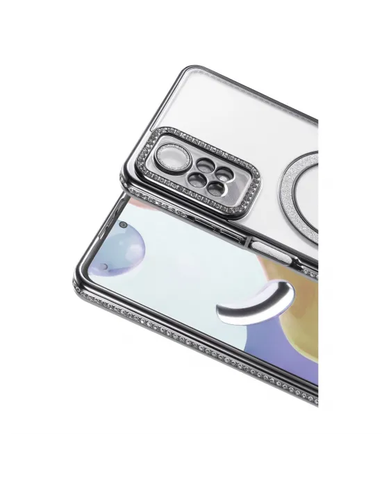 Xiaomi Redmi Note 12 Pro 4g Joke Simli Magneticsafe Kılıf - Siyah