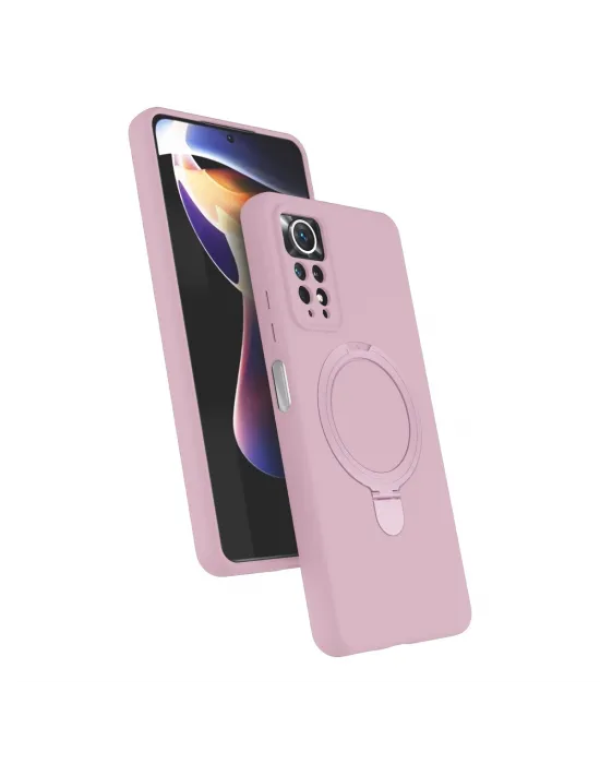 Xiaomi Redmi Note 12 Pro 4g Regal Magsafe Standlı Kapak - Açık Pembe