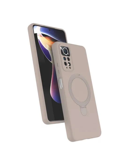 Xiaomi Redmi Note 12 Pro 4g Regal Magsafe Standlı Kapak - Çöl Titanyum