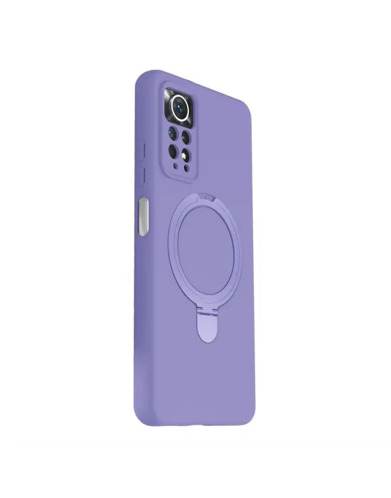 Xiaomi Redmi Note 12 Pro 4g Regal Magsafe Standlı Kapak - Lila