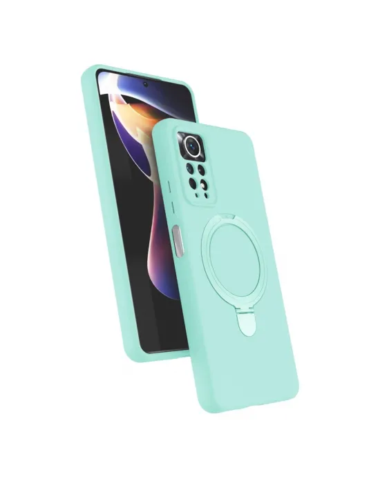 Xiaomi Redmi Note 12 Pro 4g Regal Magsafe Standlı Kapak - Su Yeşili