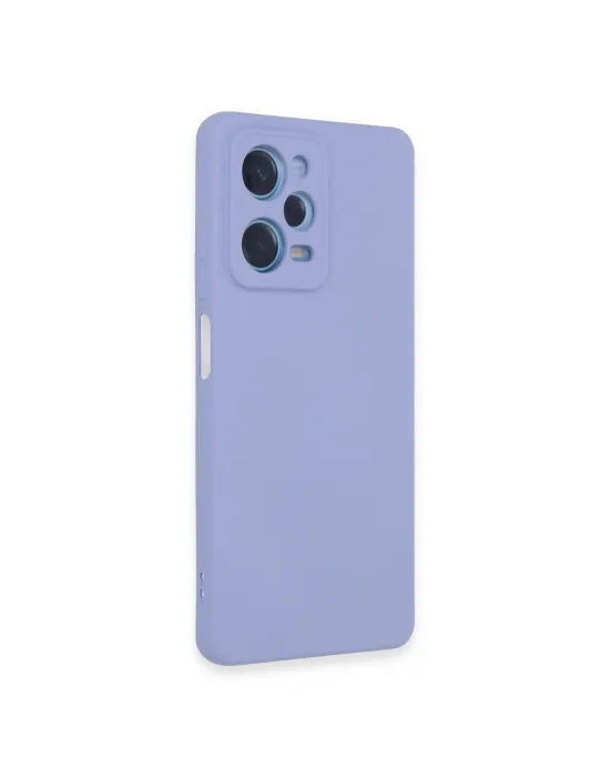 Xiaomi Redmi Note 12 Pro 5g Kılıf Nano İçi Kadife Silikon - Lila