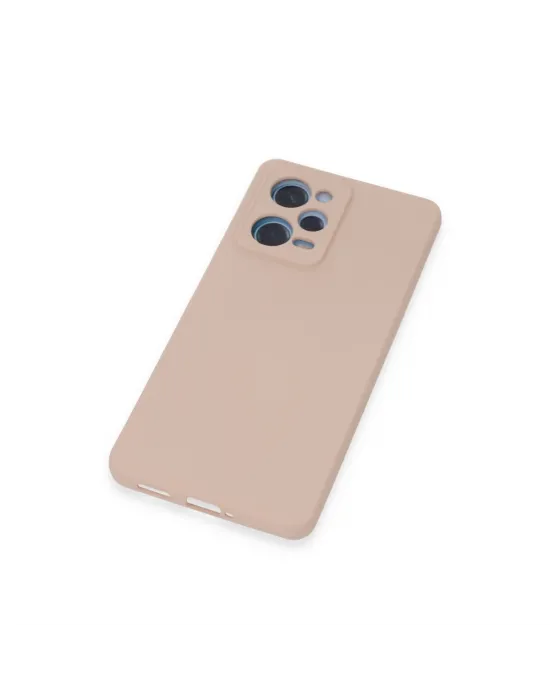 Xiaomi Redmi Note 12 Pro 5g Kılıf Nano İçi Kadife Silikon - Pudra