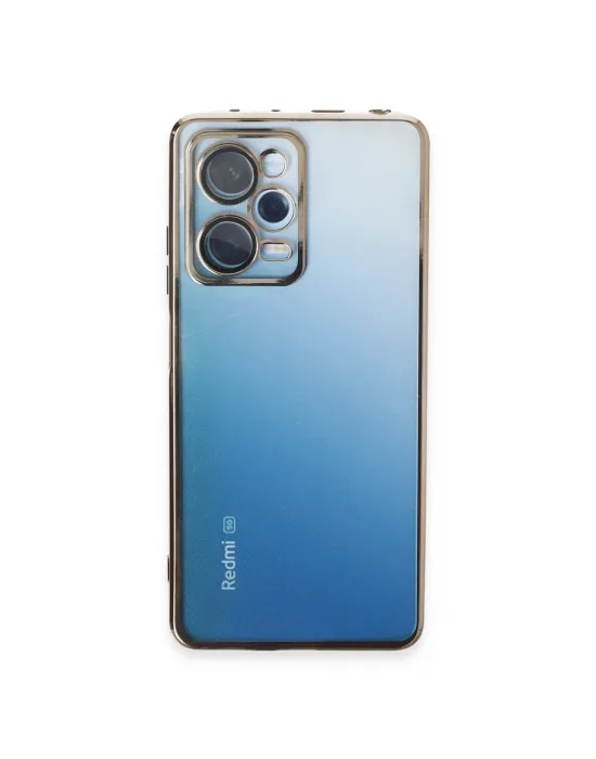Xiaomi Redmi Note 12 Pro 5g Kılıf Razer Lensli Silikon - Gold