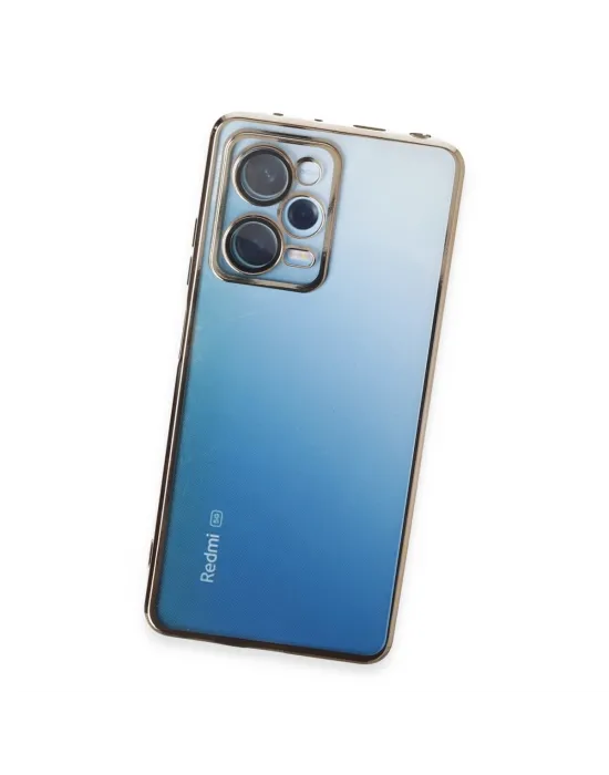 Xiaomi Redmi Note 12 Pro 5g Kılıf Razer Lensli Silikon - Gold