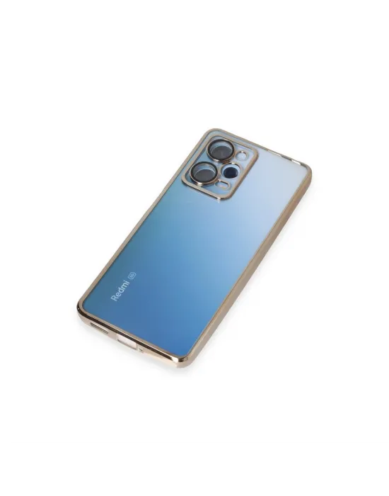 Xiaomi Redmi Note 12 Pro 5g Kılıf Razer Lensli Silikon - Gold