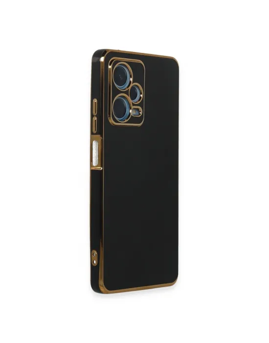 Xiaomi Redmi Note 12 Pro Plus Kılıf Volet Silikon - Siyah