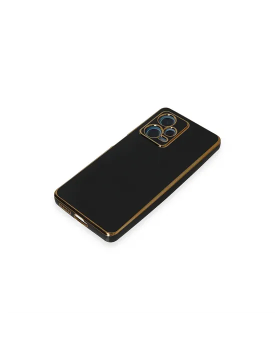 Xiaomi Redmi Note 12 Pro Plus Kılıf Volet Silikon - Siyah