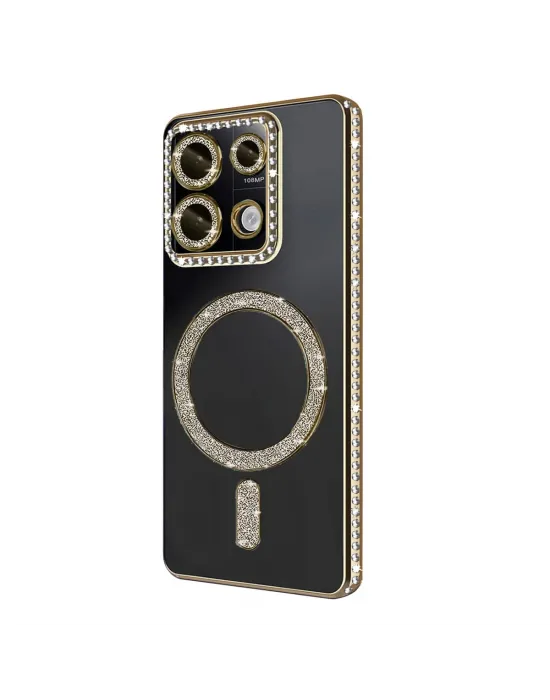 Xiaomi Redmi Note 13 Pro 4g Joke Simli Magneticsafe Kılıf - Gold