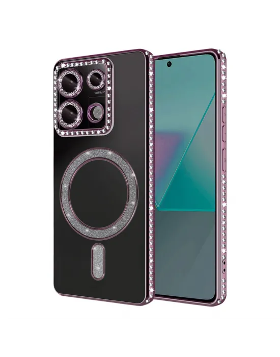 Xiaomi Redmi Note 13 Pro 4g Joke Simli Magneticsafe Kılıf - Pembe