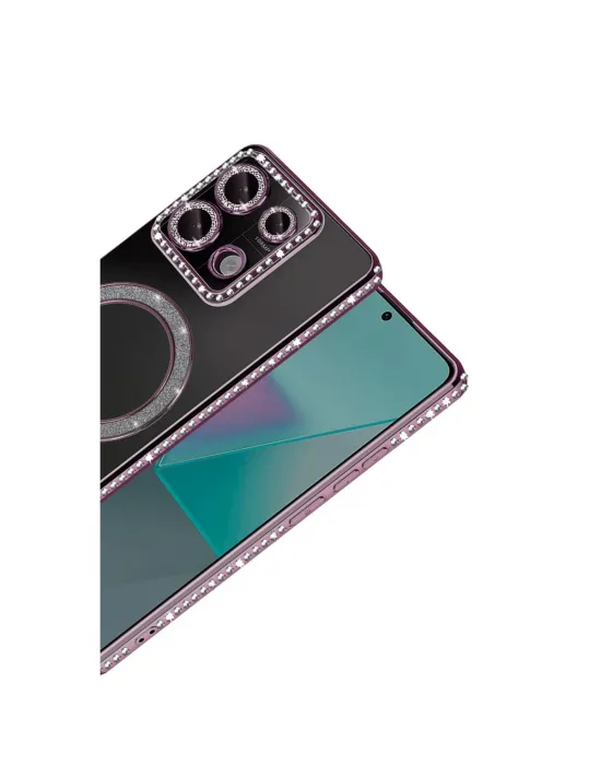 Xiaomi Redmi Note 13 Pro 4g Joke Simli Magneticsafe Kılıf - Pembe
