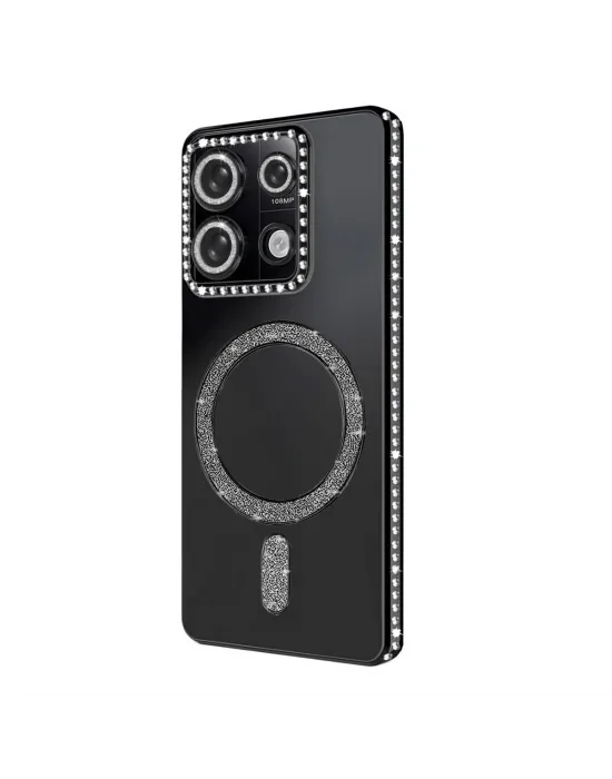 Xiaomi Redmi Note 13 Pro 4g Joke Simli Magneticsafe Kılıf - Siyah