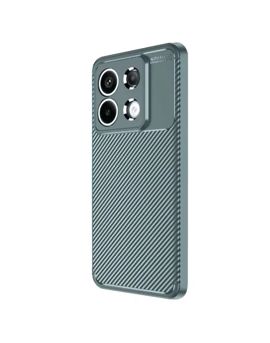 Xiaomi Redmi Note 13 Pro 4g Kılıf Auto Focus Karbon Kapak - Gri