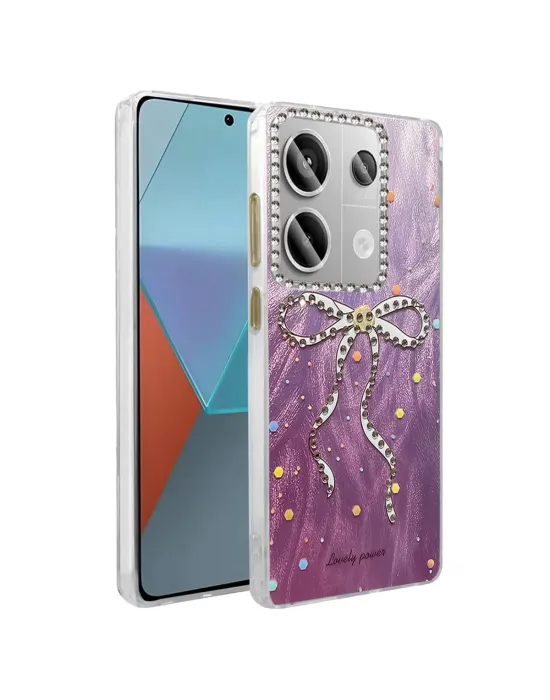 Xiaomi Redmi Note 13 Pro 4g Kılıf Blade Aynalı Desenli Kapak - Desen 1