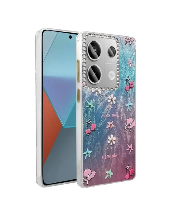 Xiaomi Redmi Note 13 Pro 4g Kılıf Blade Aynalı Desenli Kapak - Desen 4
