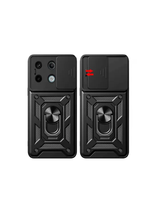 Xiaomi Redmi Note 13 Pro 4g Pars Lens Yüzüklü Silikon - Yeşil