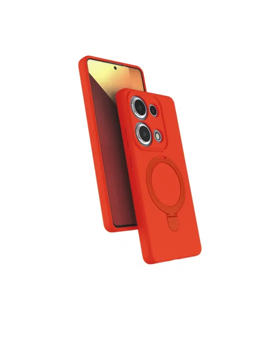 Xiaomi Redmi Note 13 Pro 4g Regal Magsafe Standlı Kapak - Turuncu