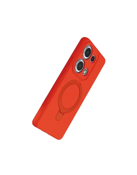 Xiaomi Redmi Note 13 Pro 4g Regal Magsafe Standlı Kapak - Turuncu