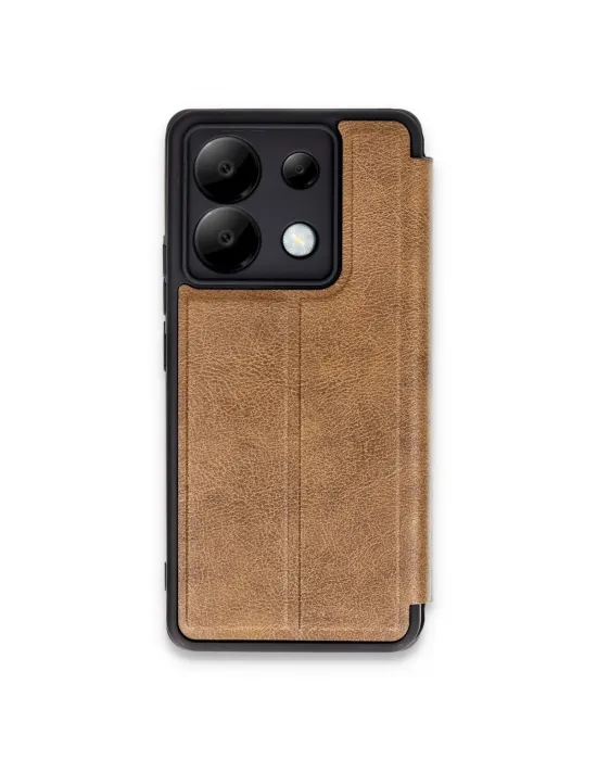 Xiaomi Redmi Note 13 Pro 5g Kılıf Flip Cover - Taba