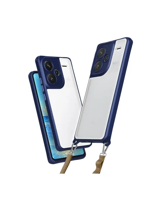 Xiaomi Redmi Note 13 Pro Plus Kılıf Penta Silikon Kılıf - Lacivert