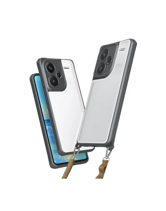 Xiaomi Redmi Note 13 Pro Plus Kılıf Penta Silikon Kılıf - Titan Gri