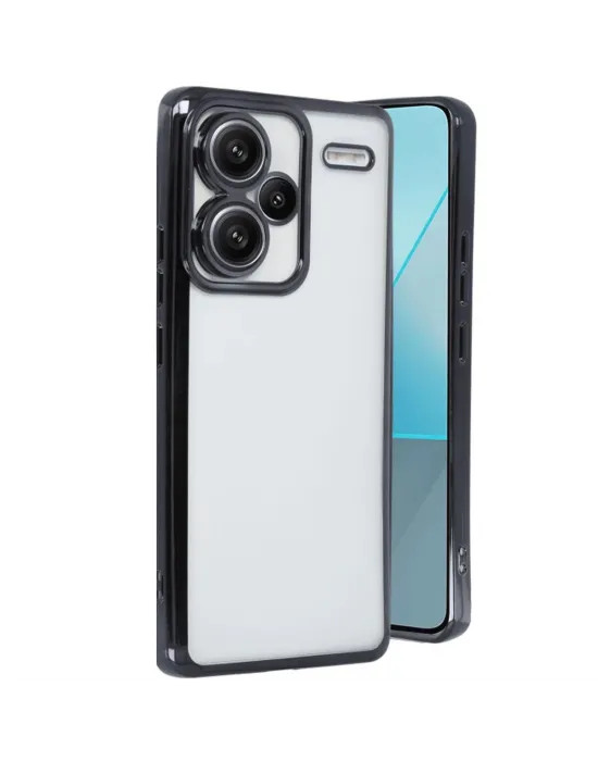 Xiaomi Redmi Note 13 Pro Plus Kılıf Razer Lensli Silikon - Siyah