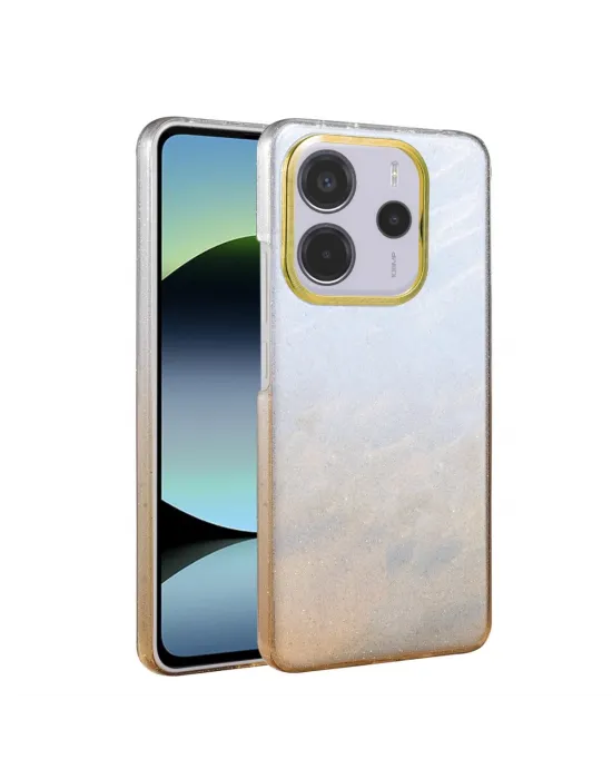 Xiaomi Redmi Note 14 4g Glossy Kapak - Çöl Titanyum